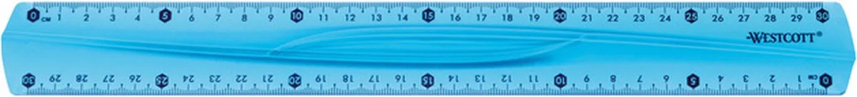 liniaal - 30 cm - flexibel - kleuren - AC-E10222 von Westcott in Assorti – Produktfoto