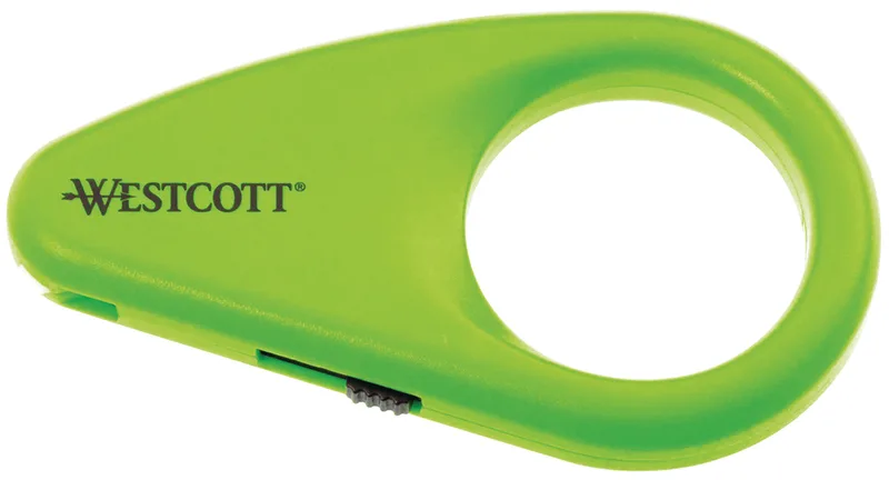 Mini-Cutter, Kartonöffner, mit Keramikklinge, grün von Westcott – Produktfoto