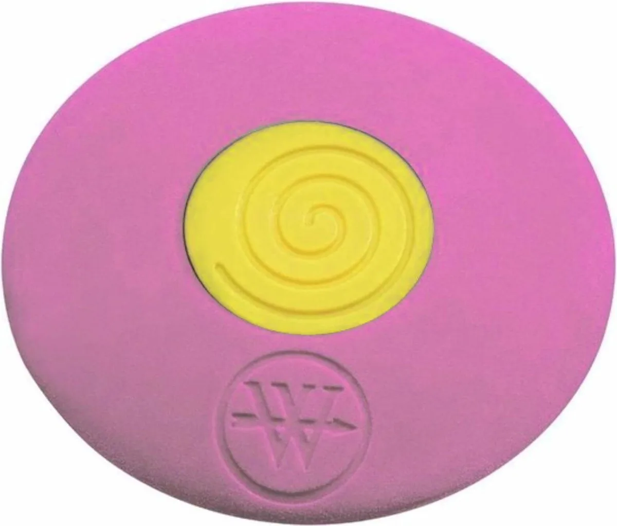 Ronde gum met Microban-technologie - antibacterieel von Westcott in Rosa, Gelb – Produktfoto