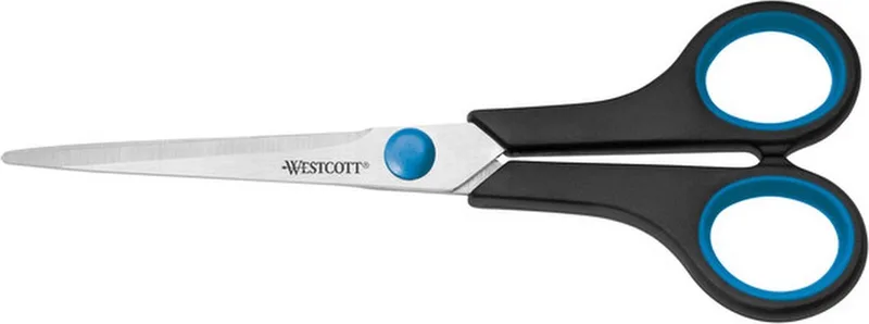 schaar - Easy Grip - soft grip - 18 cm - AC-E30271 van Westcott in Rvs – productfoto