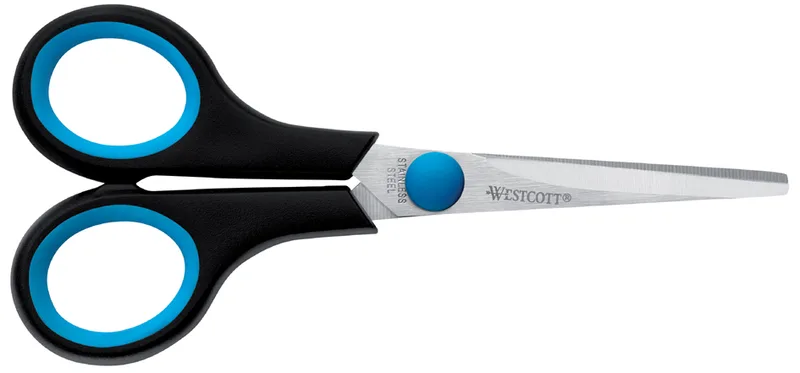 Schere Easy Grip, Länge: 140 mm, für Linkshänder från Westcott – produktbild