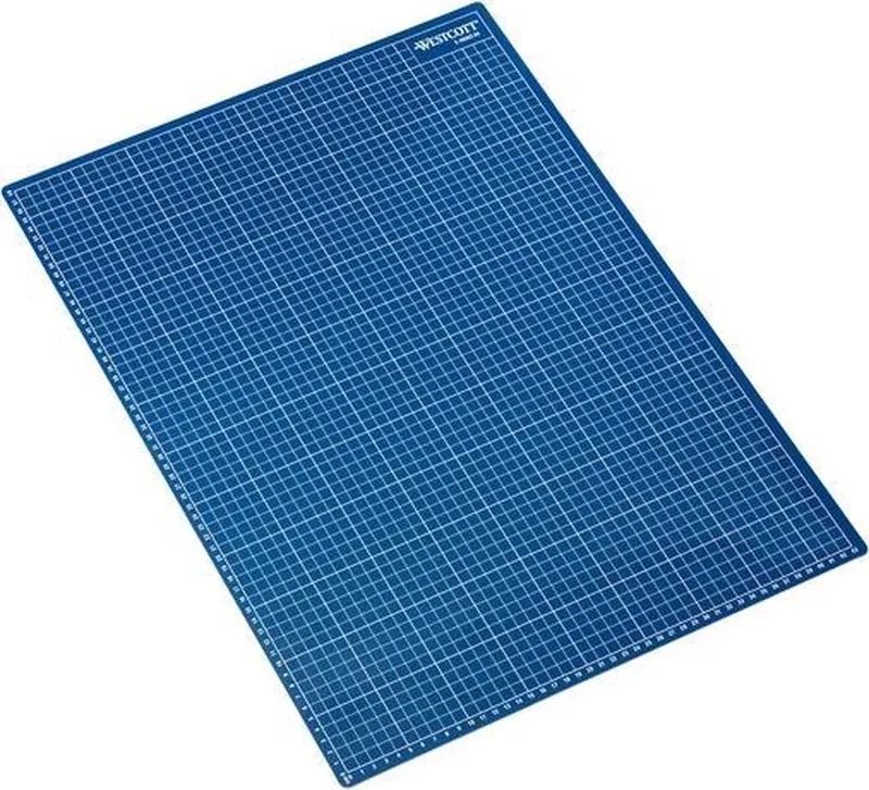 snijmat - A2 - 600x450mm - 5-laags - zelfherstellend - AC-E46002 de Westcott en Bleu – photo produit