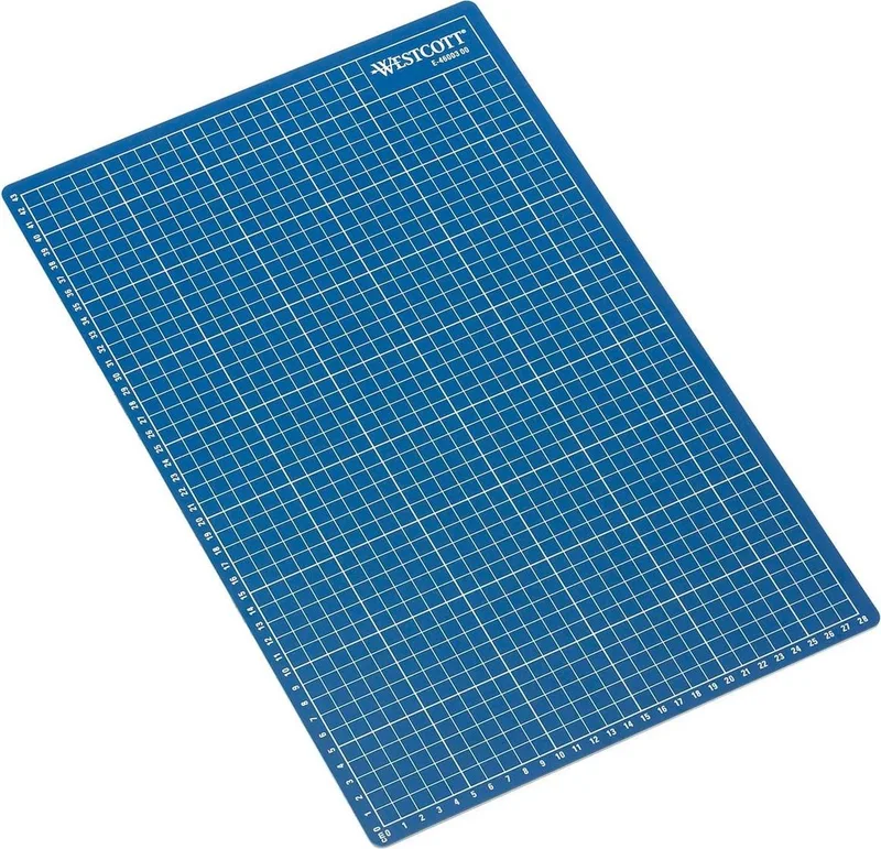 snijmat A3 - 450x300mm - 5-laags - zelfherstellend - AC-E46003 de Westcott en Bleu – photo produit