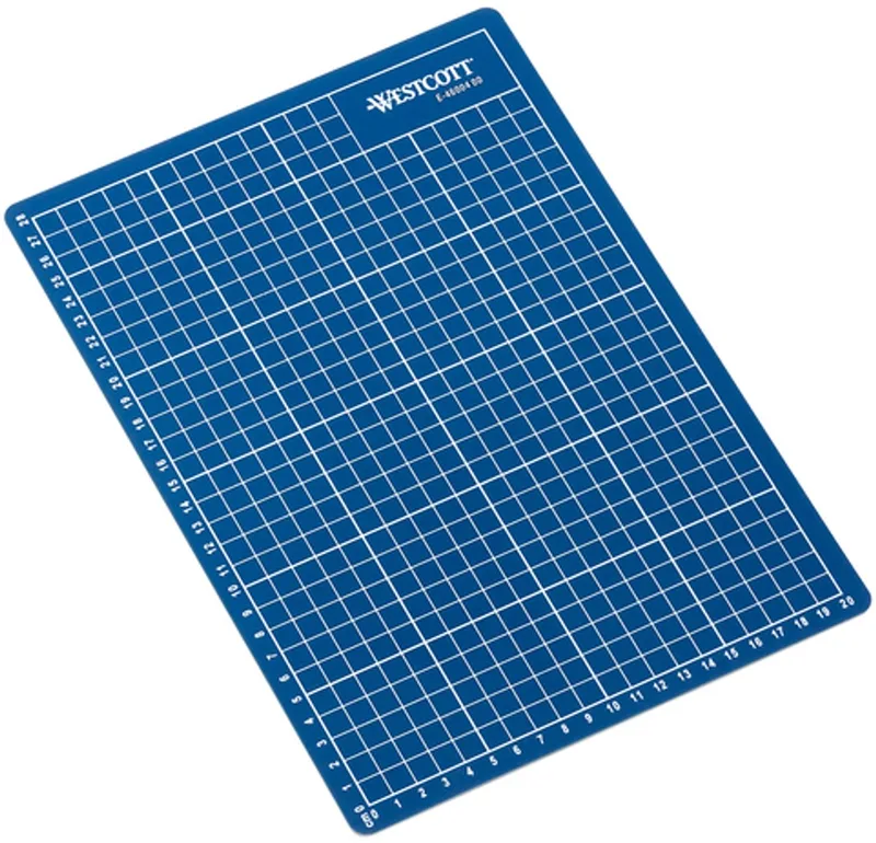 snijmat A4 - 300x220mm - 5-laags - zelfherstellend - AC-E46004 de Westcott en Bleu – photo produit