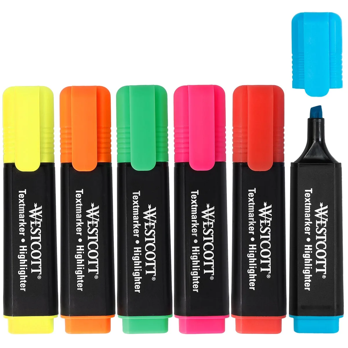 Textmarker, farbsortiert de Westcott – photo produit