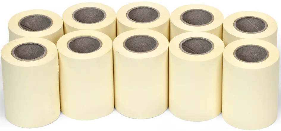 Haftnotizen-Ersatzrollen, 10 m x 60 mm, pastellgelb by Wonday – product photo