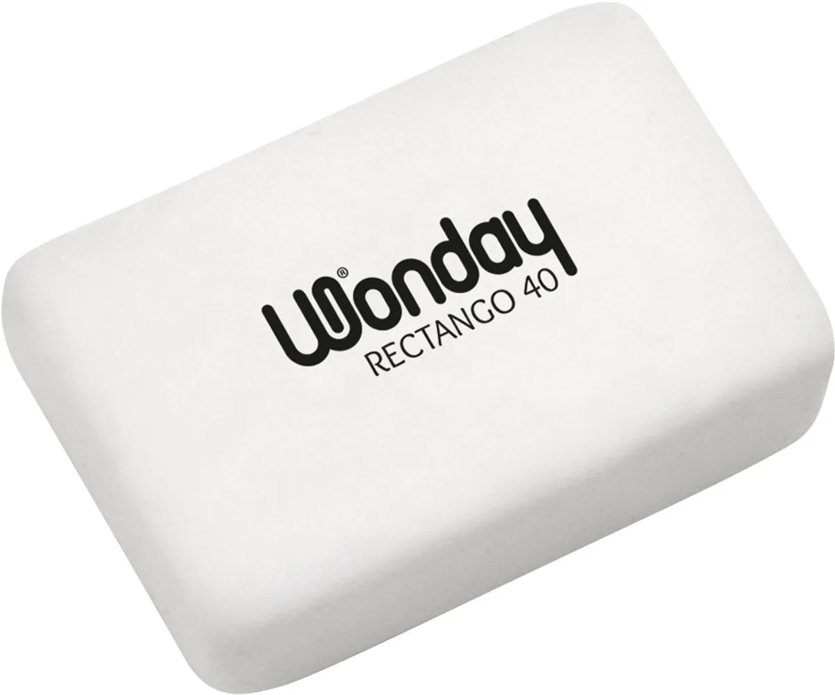 kunststof gum rechthoekig 40 by Wonday in White – product photo