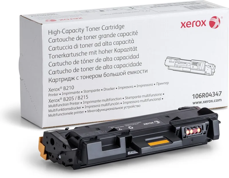B210/B205/B215 hogecapaciteit tonercartridge (3000 pagina's) de Xerox en Noir – photo produit