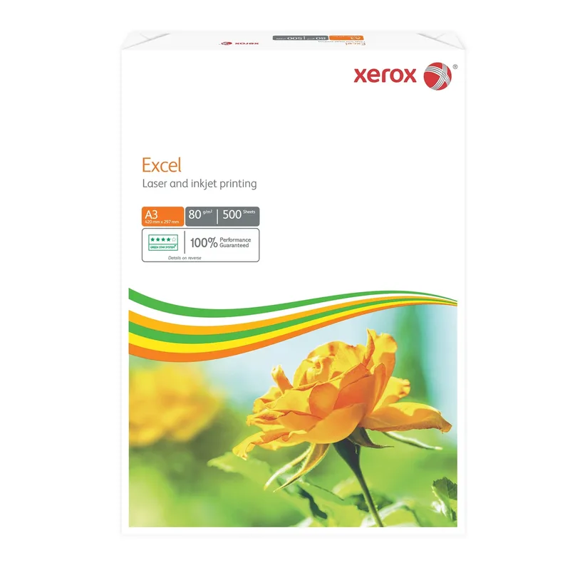 Kopieerpapier xerox excel a3 80gr wit | 5 stuks de Xerox – photo produit