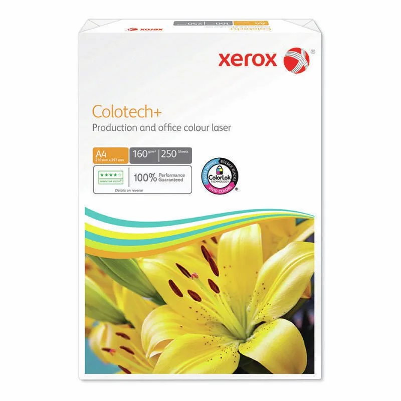 Laserpapier DIN A4 160 g/m² från Xerox – produktbild