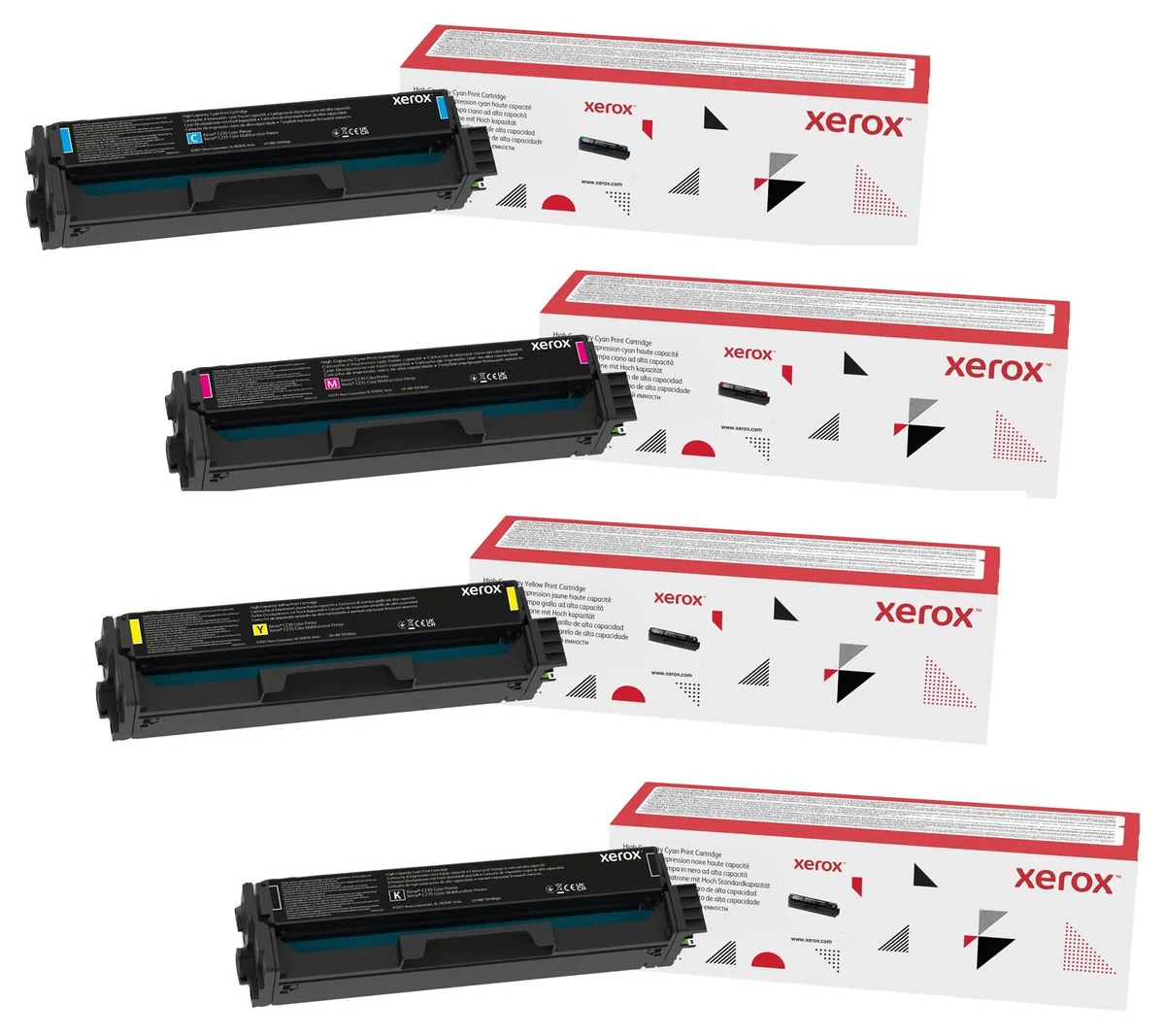 Original C230/C235 Toner - 4er Multipack de Xerox – photo produit