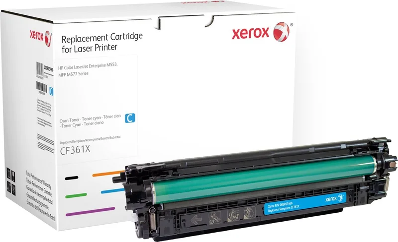 Toner/Cartridge fHP CLJ M552 M553 Cyan de Xerox en Cyaan – photo produit