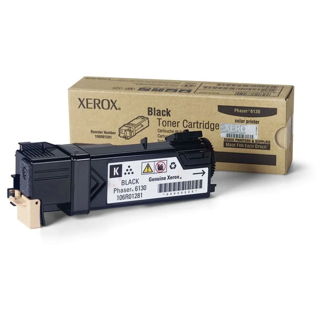Toner sort 2.500 sider 106R01281 Sort de Xerox – photo produit