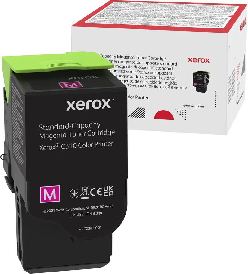Toner Xerox Xerox C310/C315 Cartucho de tóner magenta de capacidad estándar (2000 páginas) Magenta fra Xerox i Magenta – produktbillede