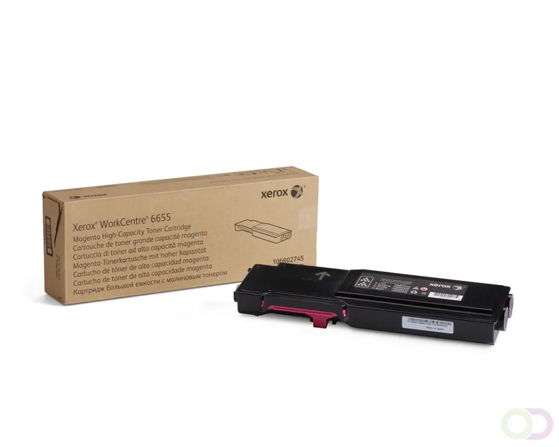 WorkCentre 6655, hoge capaciteits tonercartridge, magenta (7.500 pagina's) (106R02745) de Xerox – photo produit