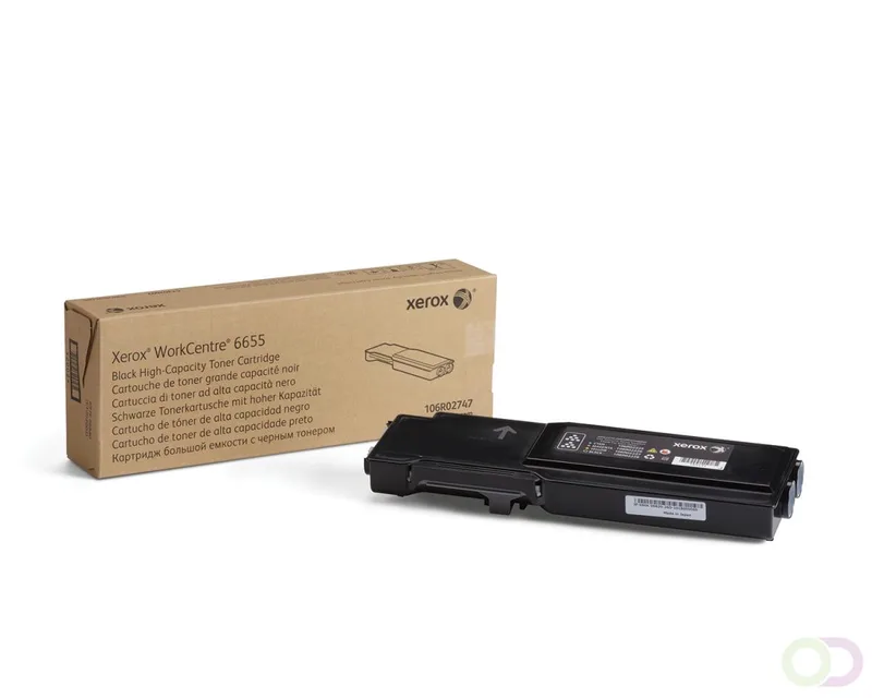 WorkCentre 6655, hoge capaciteits tonercartridge, zwart (11.000 pagina's) (106R02747) de Xerox – photo produit