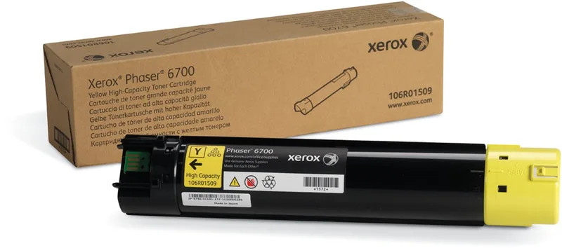 XEROX 106R01509 - Toner Cartridge / Hoge Capaciteit von Xerox in Gelb – Produktfoto