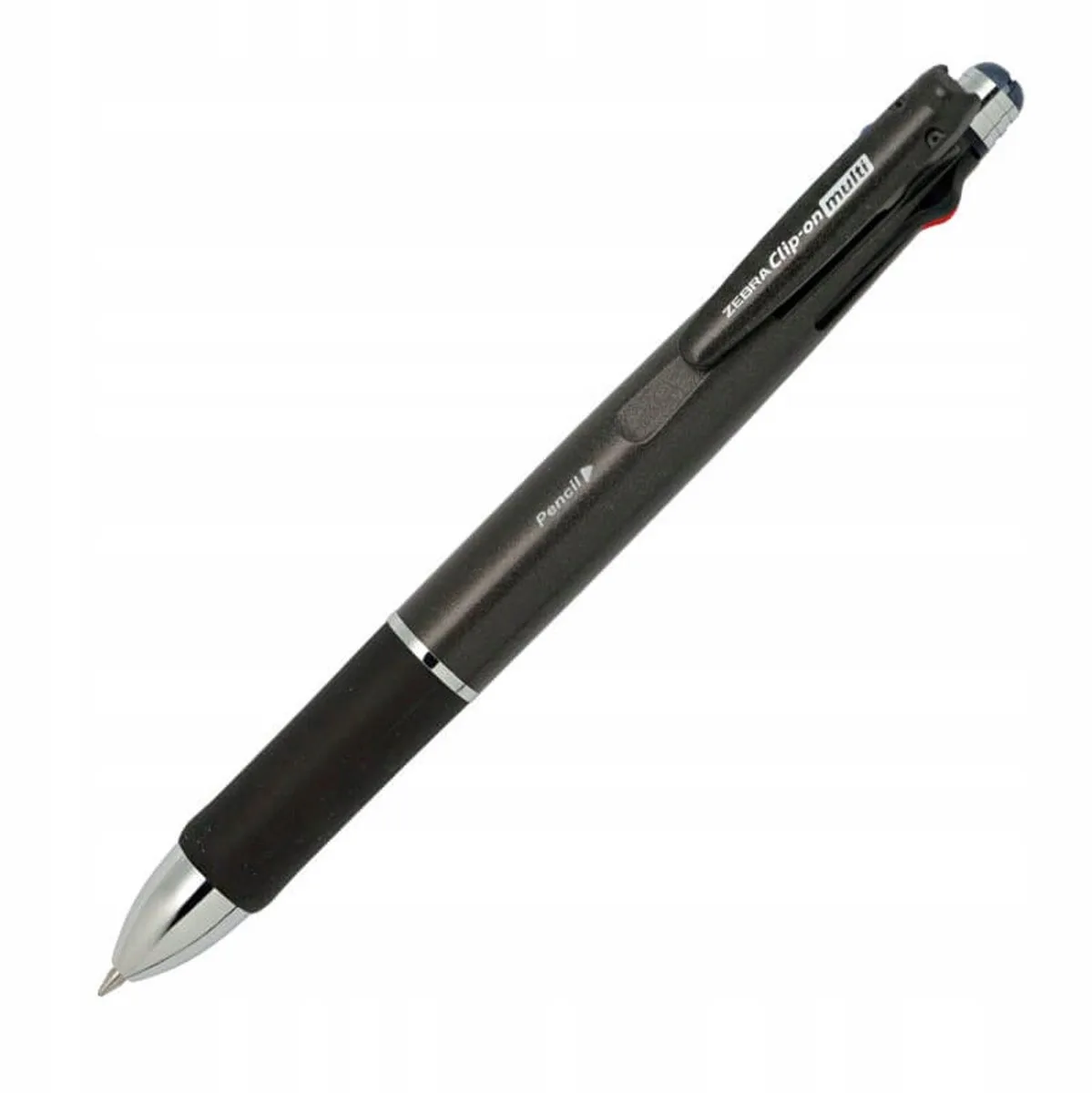 Clip ON Multi 1000: 5-in-1 Pen met Potlood & 4 Kleuren Inkt by Zebra in Black – product photo