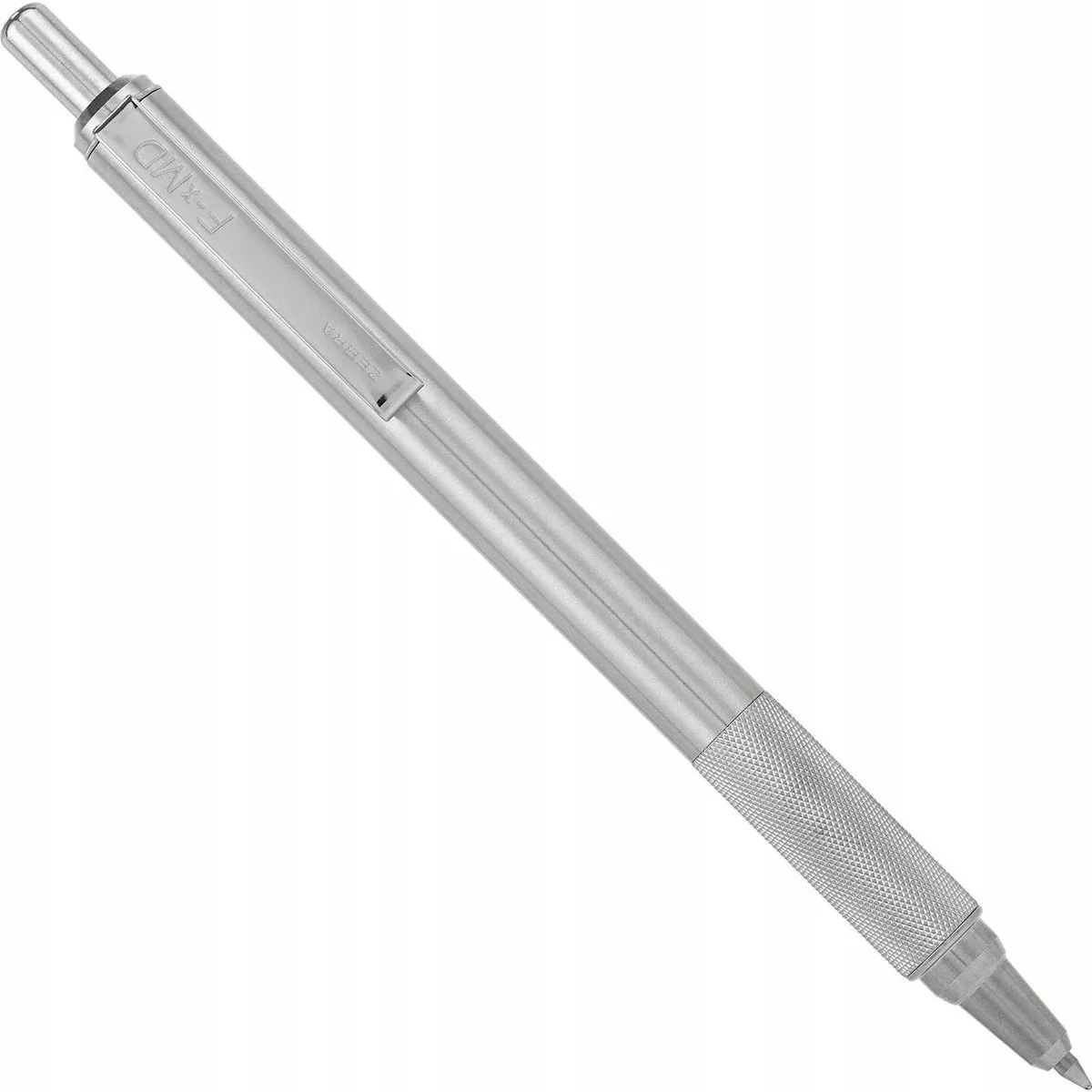 F-xMD Balpen 0.7mm - Roestvrij Staal de Zebra en Bleu – photo produit