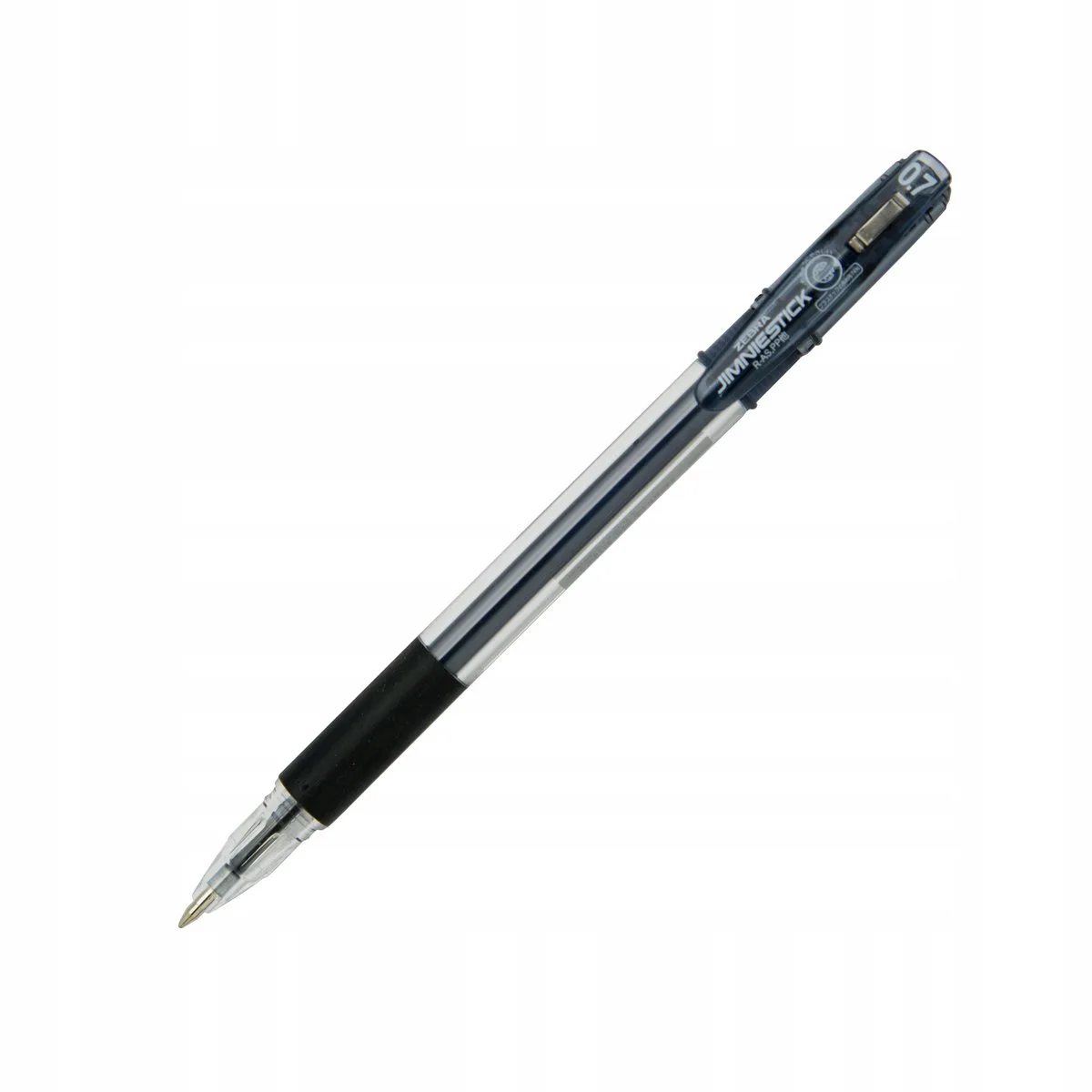 Jimnie Stick 0.7 Pen - Zwart, comfortabel en duurzaam de Zebra – photo produit