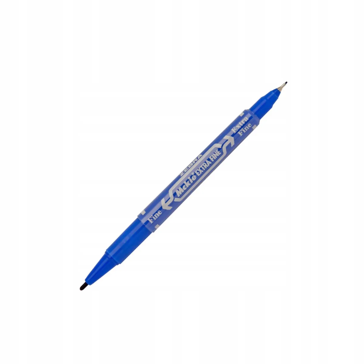 Mckie Extra Fine Dubbelzijdige Marker de Zebra en Bleu – photo produit