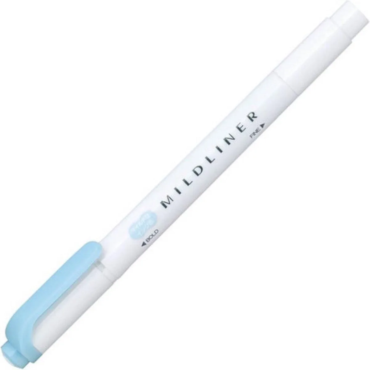 Mildliner Double-Sided Highlighter - Fine / Bold - Mild Blue / WKT7-MBL by Zebra in Blue – product photo