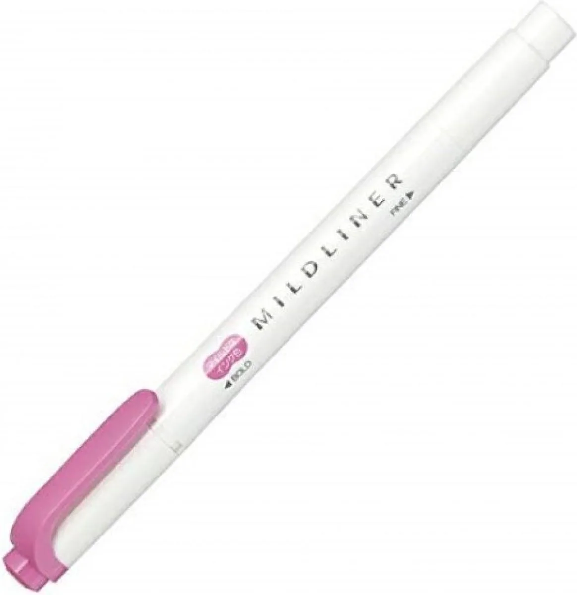 Mildliner Double-Sided Highlighter - Fine / Bold – Mild / WKT7-MFU by Zebra in Fuchsia – product photo