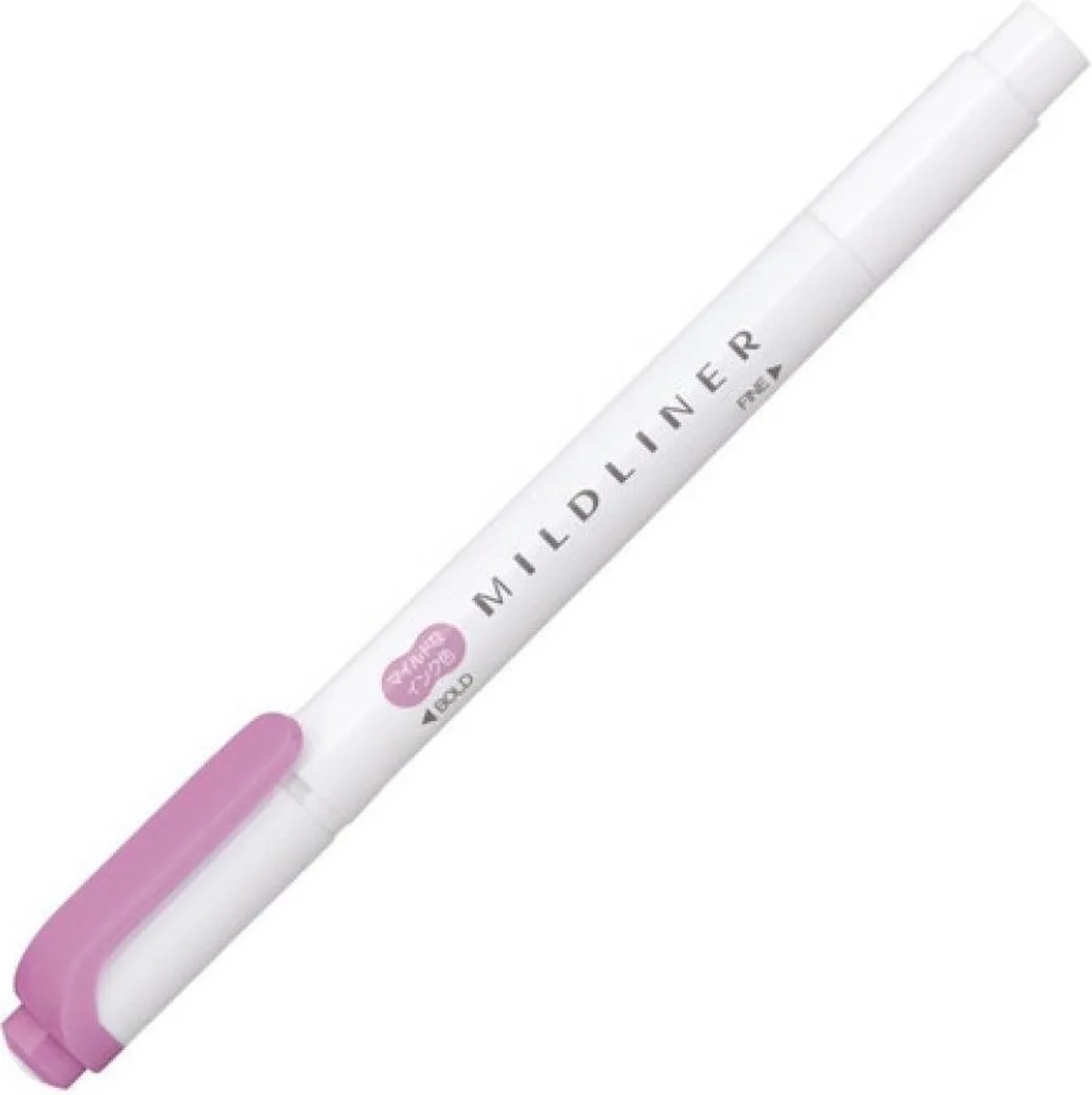 Mildliner Double-Sided Highlighter - Fine / Bold – Mild / WKT7-MMZ by Zebra in Magenta – product photo