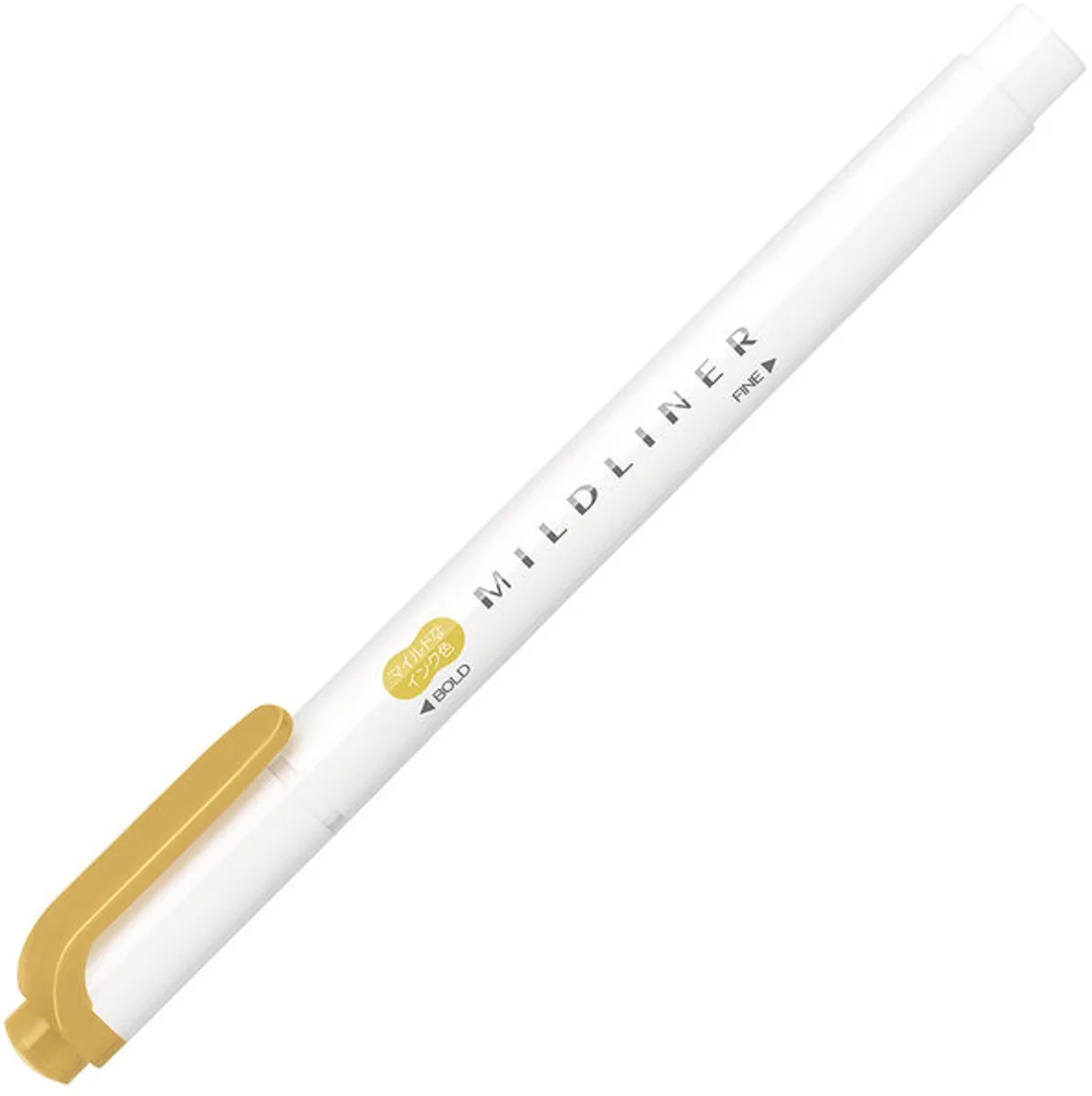 Mildliner Double-Sided Highlighter - Fine / Bold – WKT7-MMY - New Color de Zebra en Mild Mimosa Yellow – photo produit