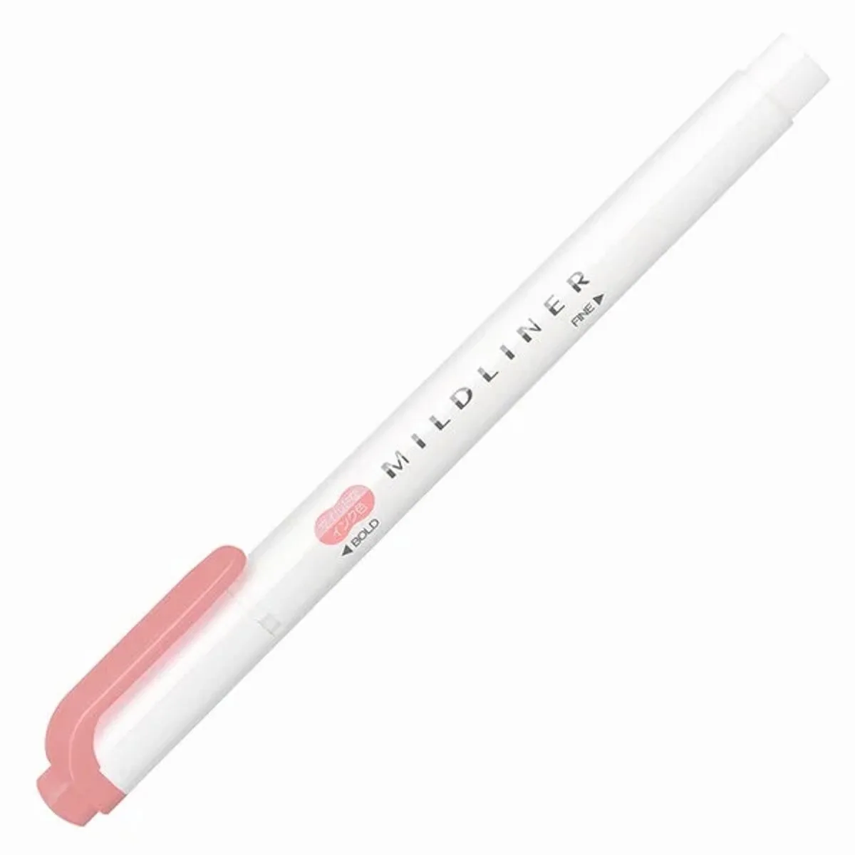 Mildliner Double-Sided Highlighter - Fine / Bold – WKT7-MSR - New Color de Zebra en Mild Smoke Red – photo produit