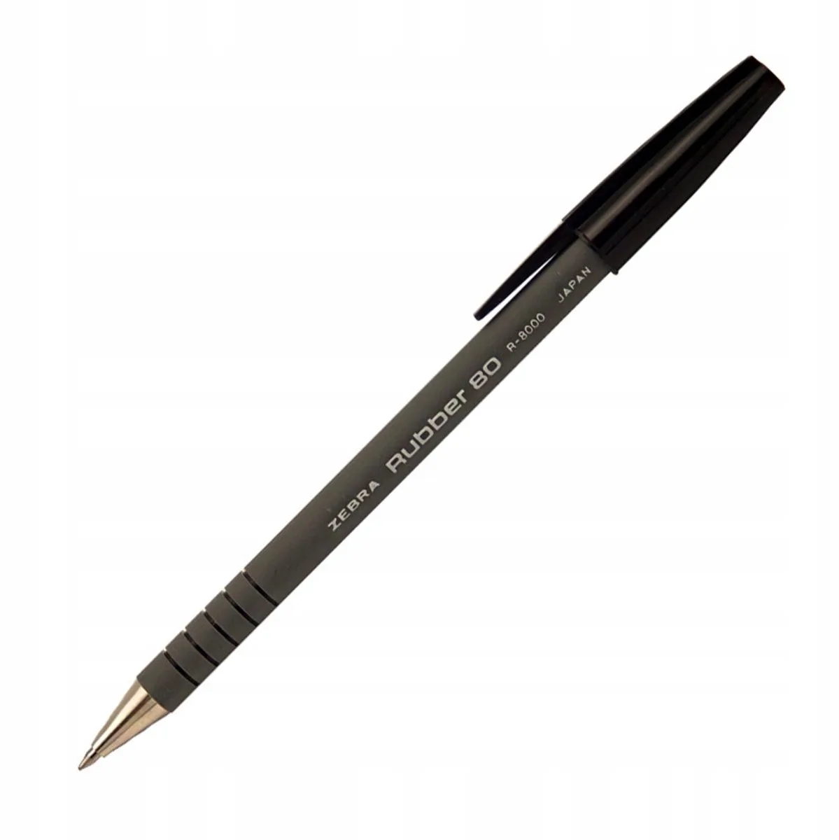Rubber 80 Balpen 0.7mm Zwart - Comfortabel Schrijven de Zebra – photo produit