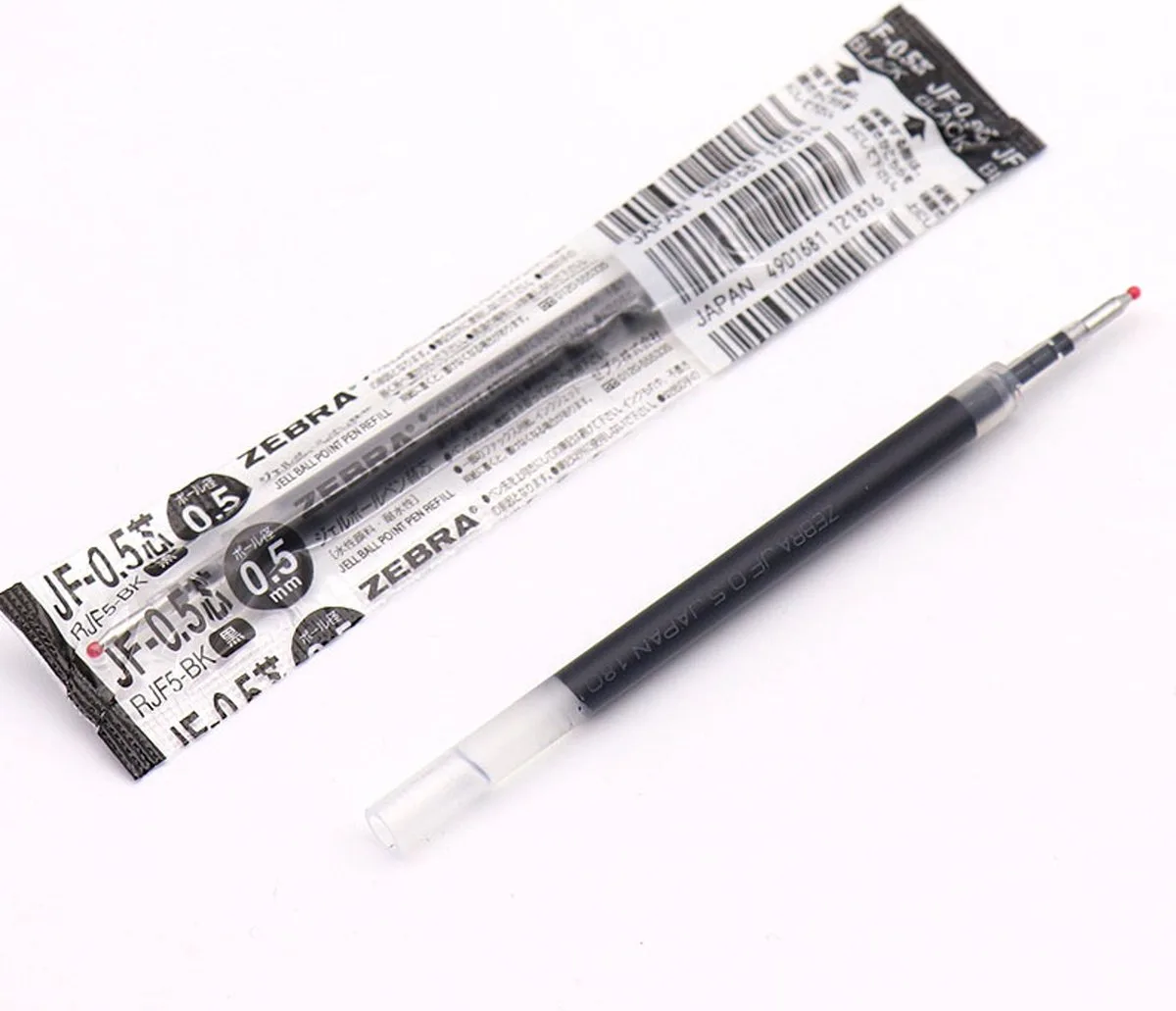 Sarasa Gel Pen Refill / Navulling - Black – 0.5mm Set van 2 by Zebra in Black – product photo