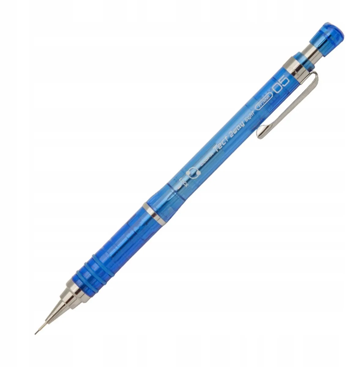 Tect 2-weg licht Automatisch potlood 0,5 mm HB de Zebra en Bleu – photo produit