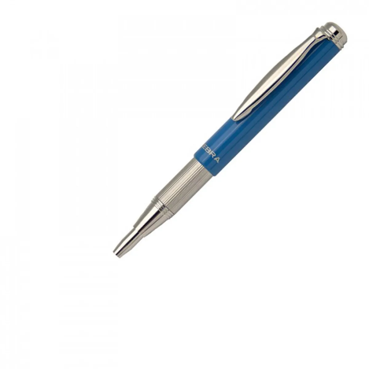 Telescopische Brights Blauwe Pen - Compact en elegant van Zebra in Blauw – productfoto