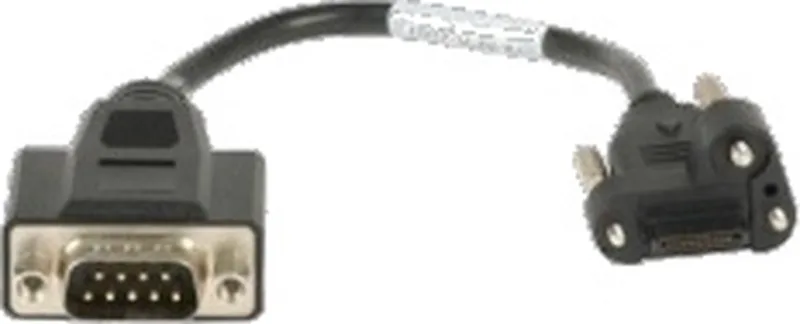 TETHER TO DSUB9 CONVERTER CABLE 7527 van Zebra in Zwart – productfoto