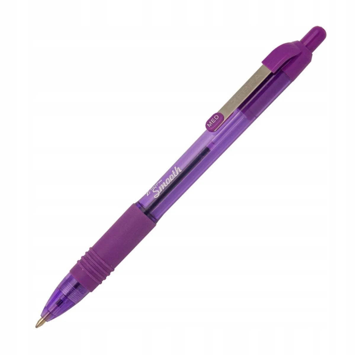 Z-Grip Smooth 1.0mm Balpen van Zebra in Paars – productfoto