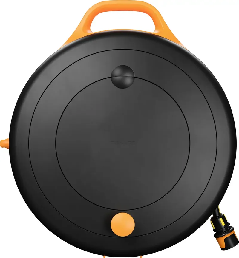 Fiskars 1071660 Comfort Waterwheel Schlauchtrommel 9 mm 15 m 3/8 Zoll 1 St. Schwarz, Orange von Fiskars – Produktfoto 1 von 3