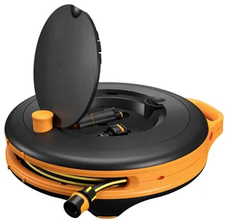 Fiskars 1071660 Comfort Waterwheel Schlauchtrommel 9 mm 15 m 3/8 Zoll 1 St. Schwarz, Orange von Fiskars – Produktfoto 3 von 3