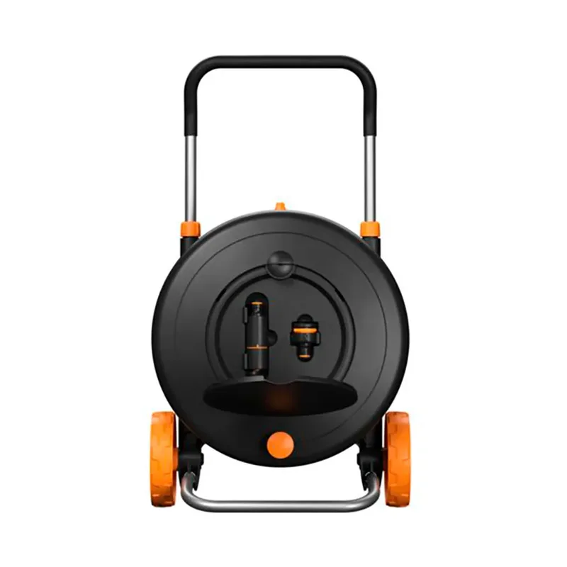 Fiskars 1071670 Comfort Waterwheel Schlauchwagen 13 mm 31.5 m 1/2 Zoll 1 St. Schwarz, Orange von Fiskars – Produktfoto 2 von 2