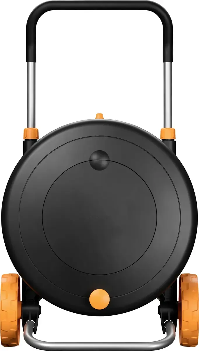 Fiskars 1071670 Comfort Waterwheel Schlauchwagen 13 mm 31.5 m 1/2 Zoll 1 St. Schwarz, Orange von Fiskars – Produktfoto 1 von 2