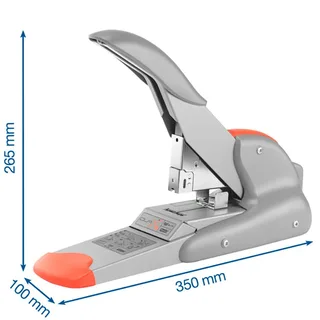 Stapler DUAX 170 sh. Zilver/Oranje von Rapid – Produktfoto 4 von 5
