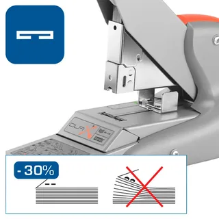 Stapler DUAX 170 sh. Zilver/Oranje von Rapid – Produktfoto 2 von 5
