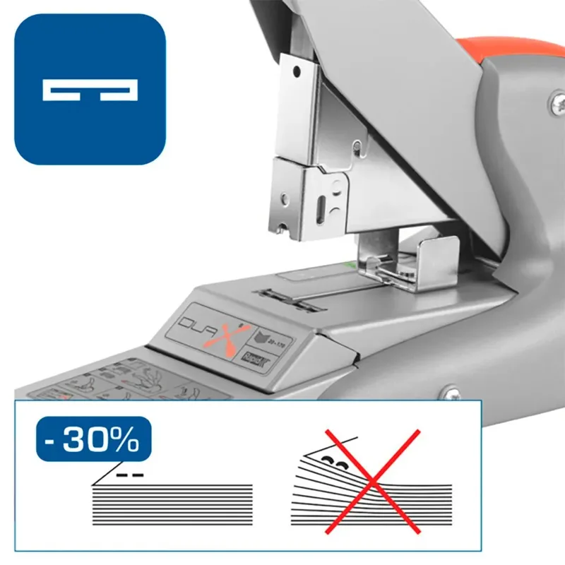 Stapler DUAX 170 sh. Zilver/Oranje von Rapid – Produktfoto 2 von 5