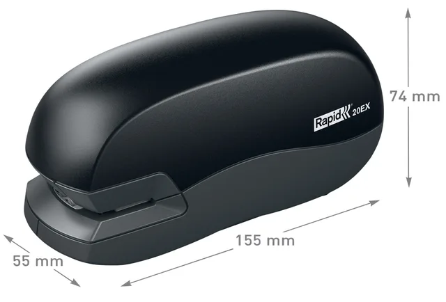 Stapler Electrical 20EX 20s. by Rapid in Black – product photo