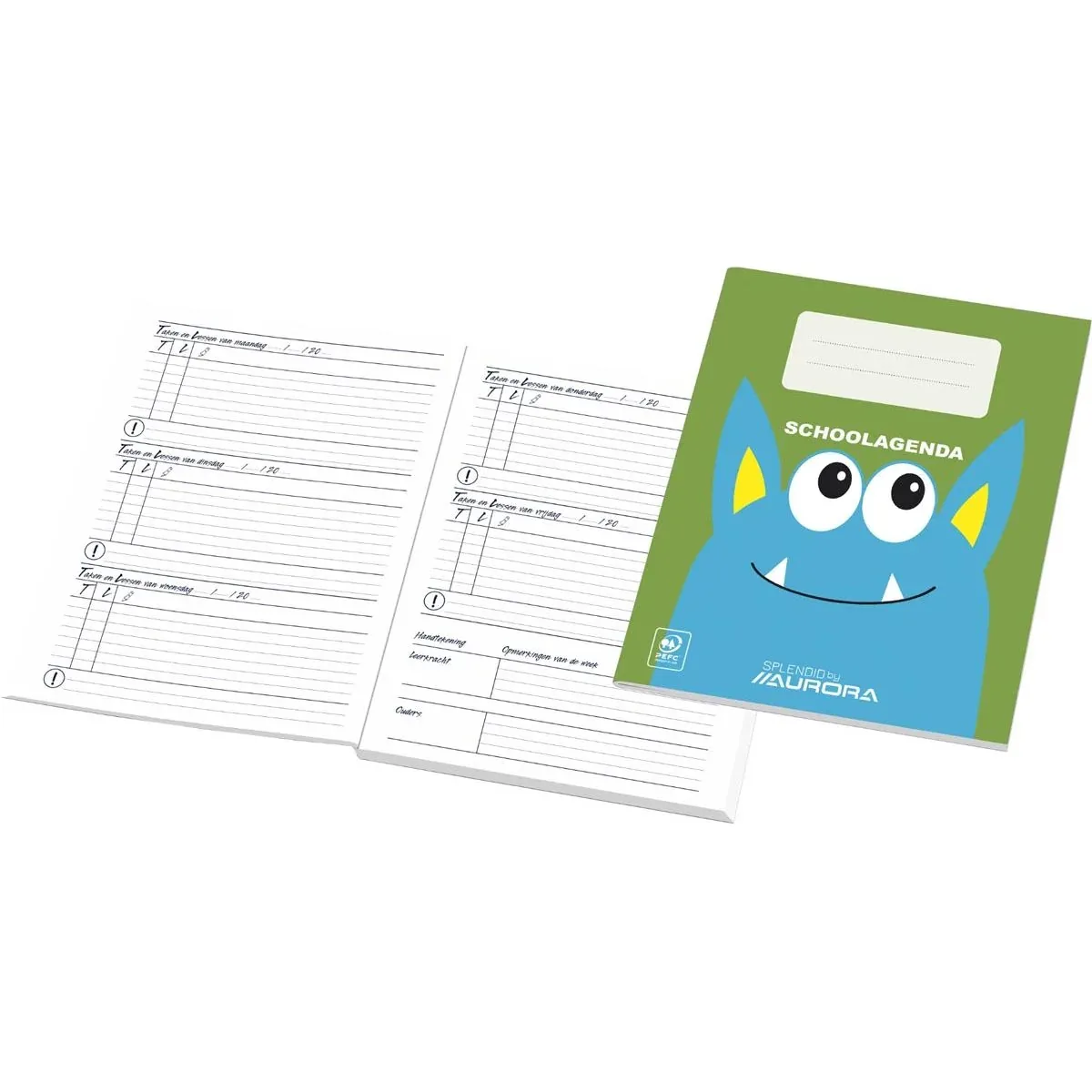 schoolagenda Nederlandstalig eeuwigdurend de Aurora – photo produit