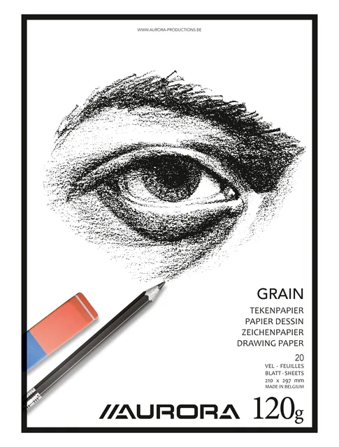 Tekenblok Aurora A4 20 vel 120 gram Grain papier by Aurora – product photo