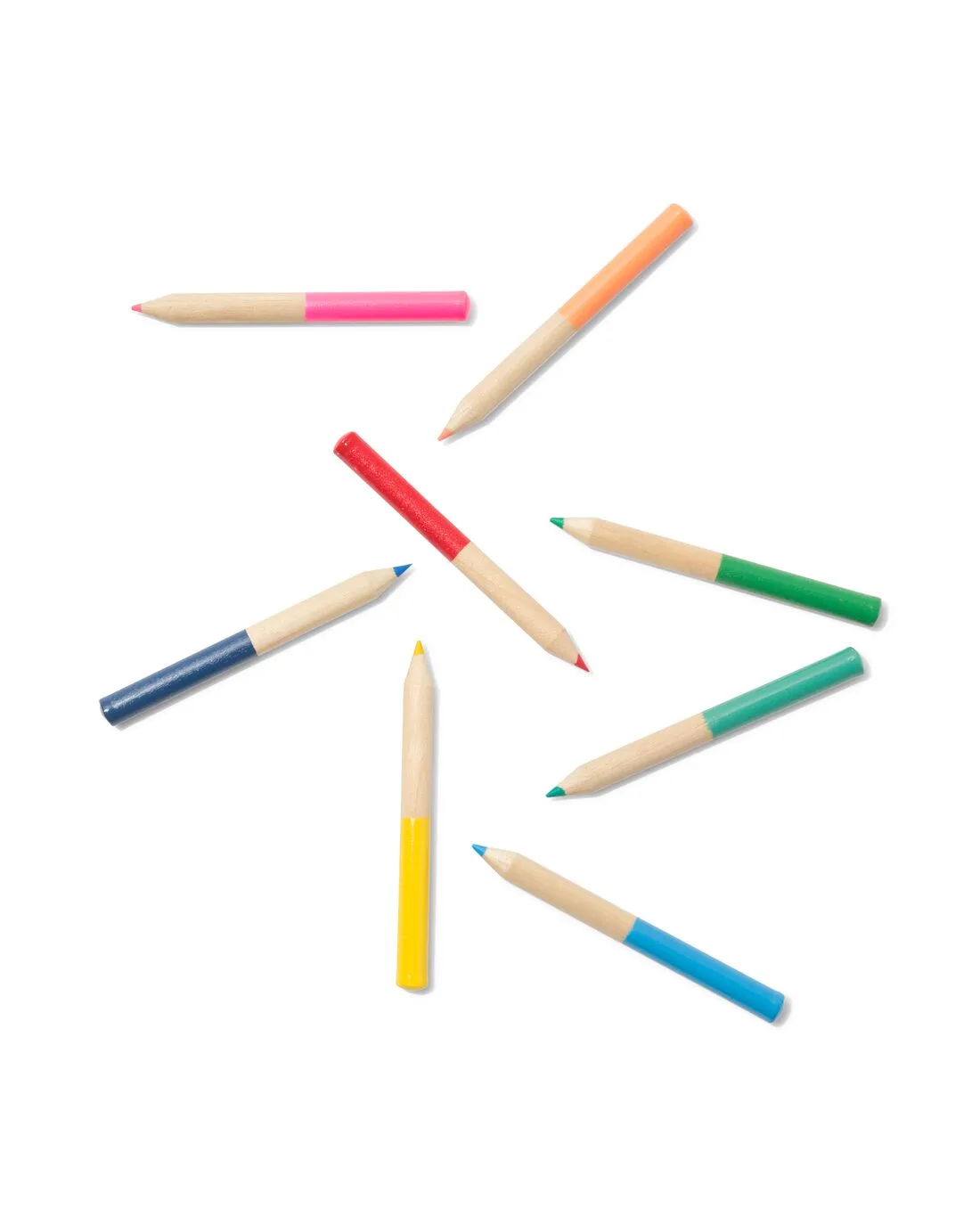 Kleurpotloden hout - 8 stuks (multicolor) van HEMA – productfoto